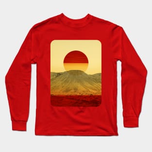 Minimalistic Japan Warm abstraction Long Sleeve T-Shirt